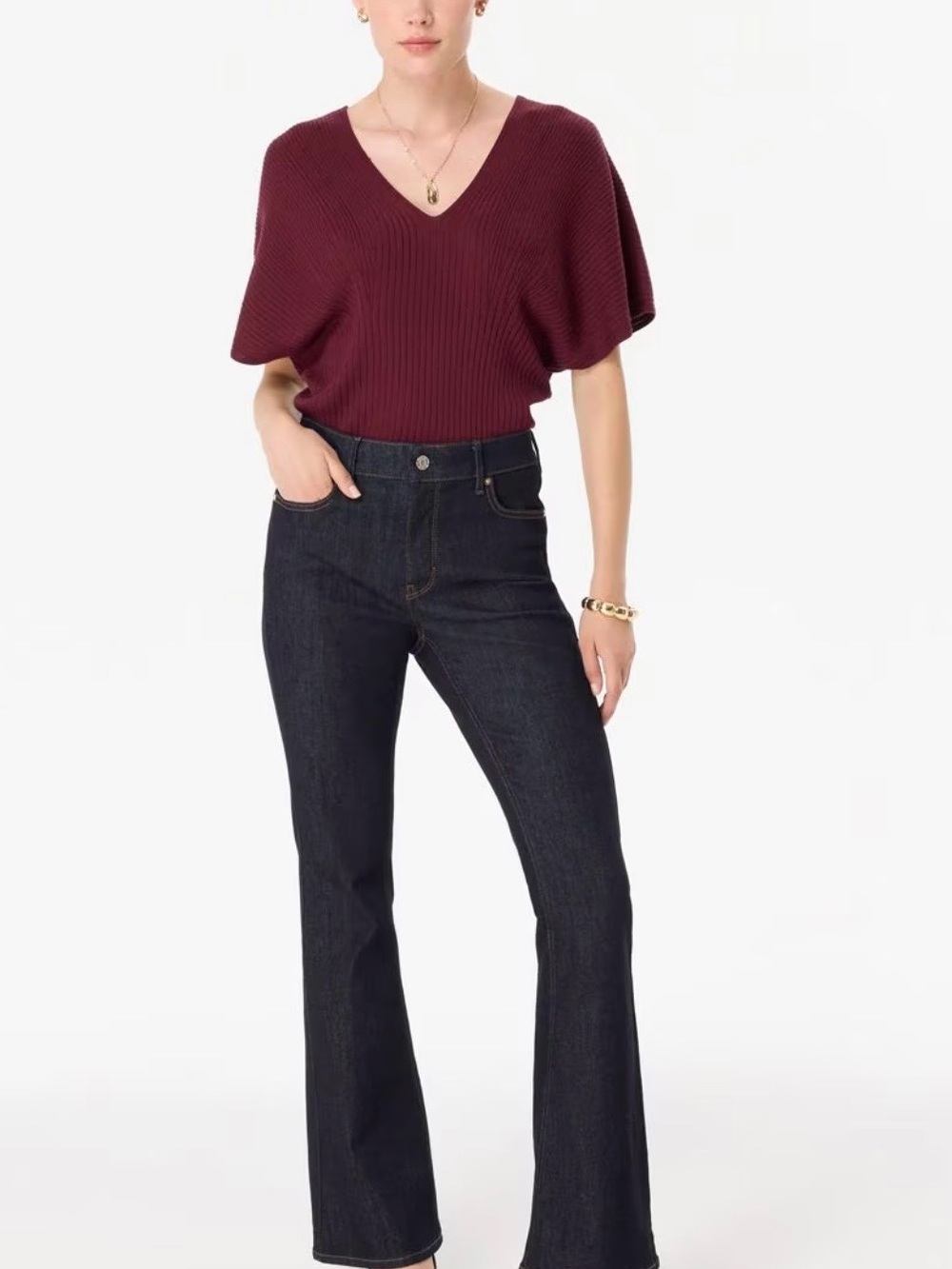 White House Black Market High Rise Flare Jeans Women’s Size 0